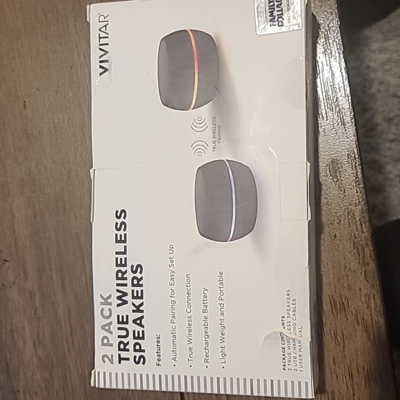 NWT Vivitar wireless speakers - Picture 2 of 2